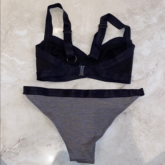 H&M Black & Gray Bikini 🖤 Size Small/ Medium - Picture 7 of 9